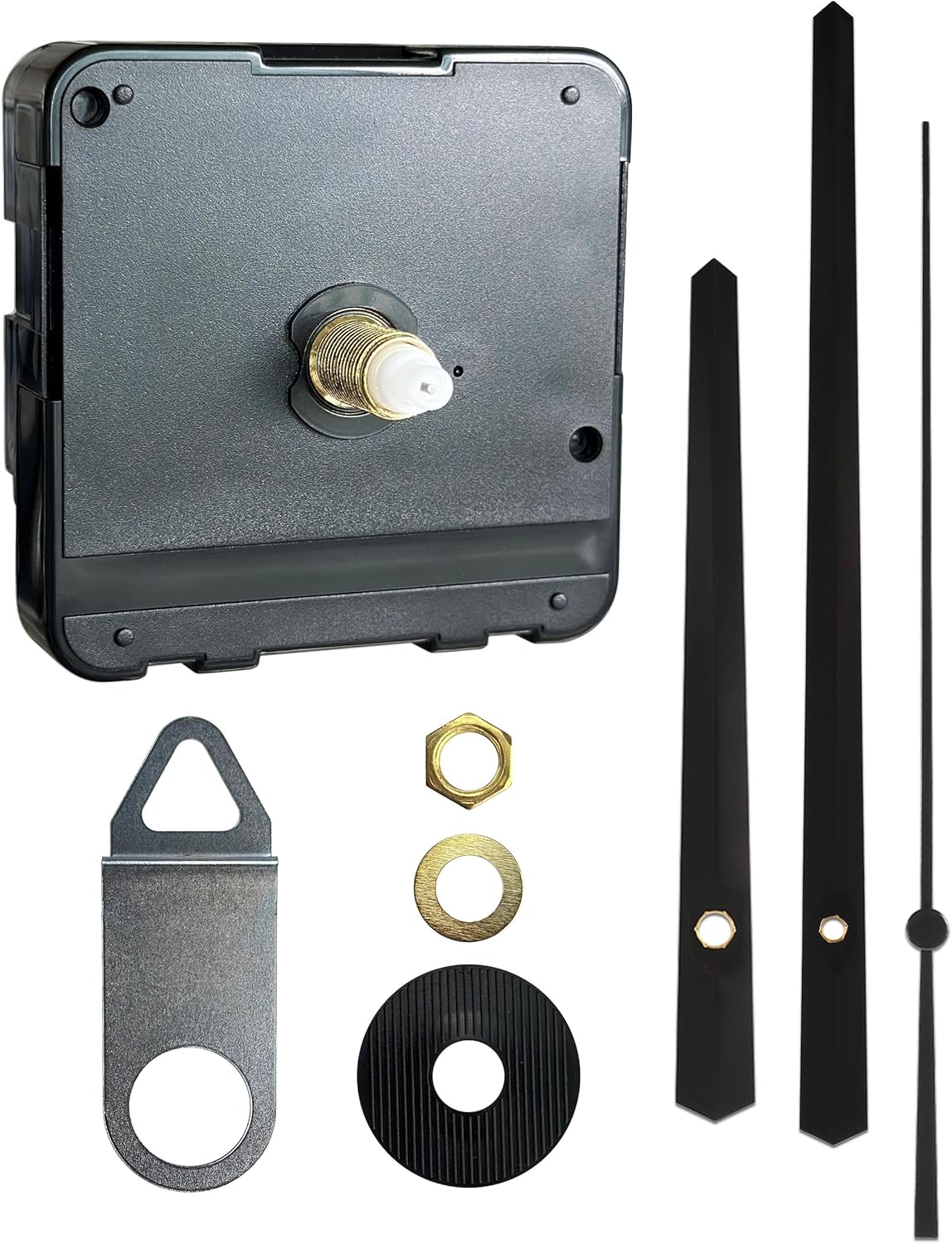 Black Modern Arm Clock Kit 11mm Motor Set