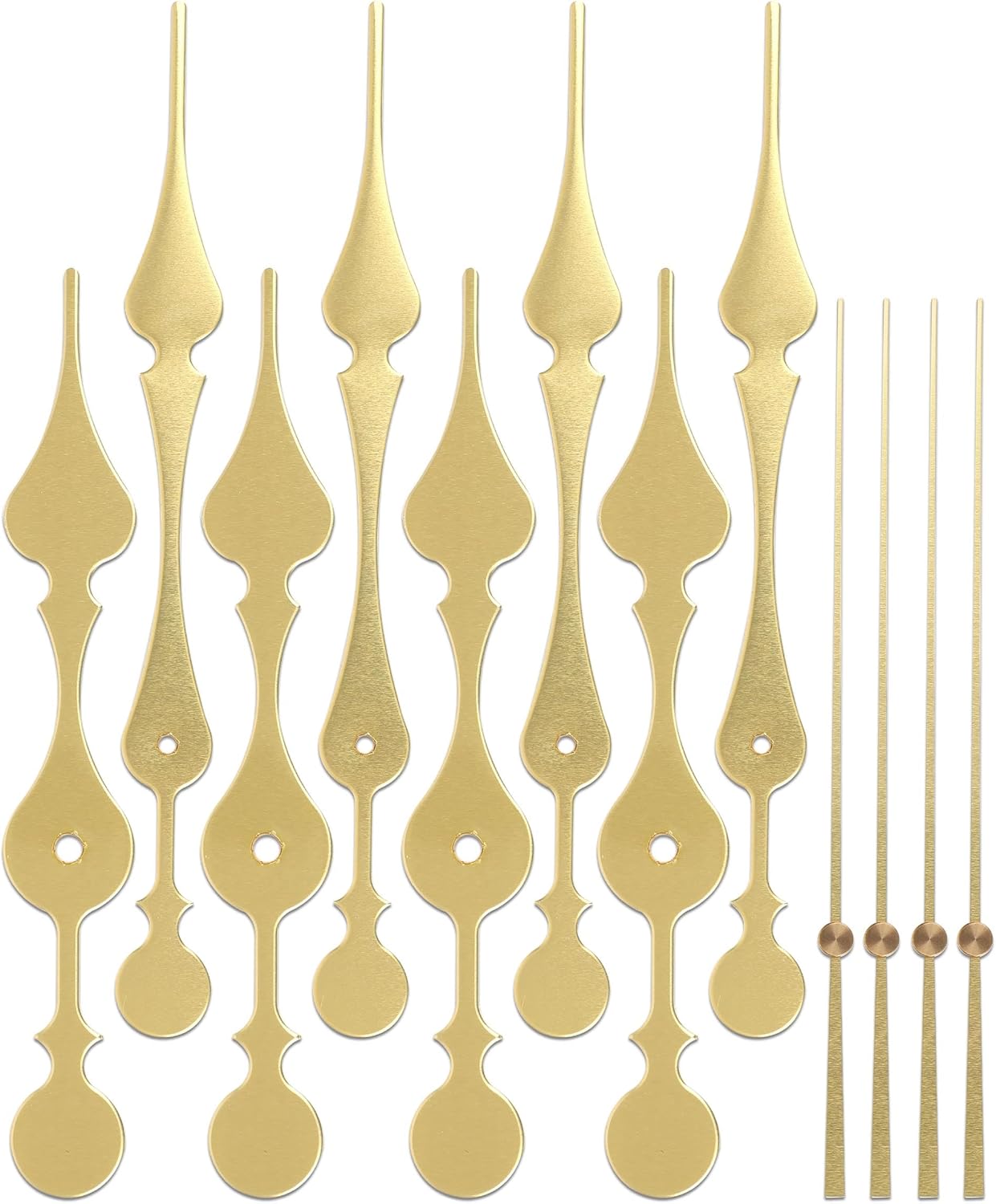 Easy Clock Hands Replacement Kit - 8 Pcs for Your Wall Table Clocks