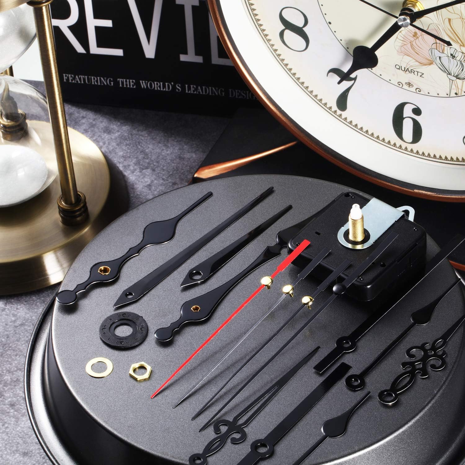 2-Piece Clock Repair Kit for Mechanisms and Hands
