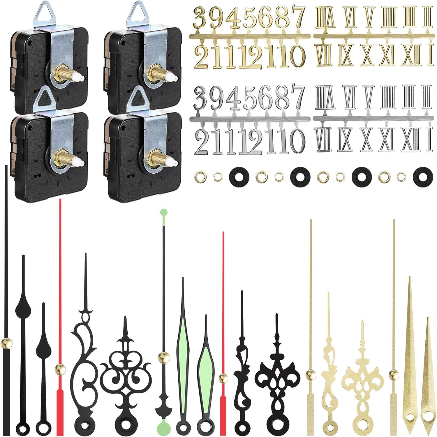 Upgrade Your Wall Clock with Mudders 4-Piece Number Kit