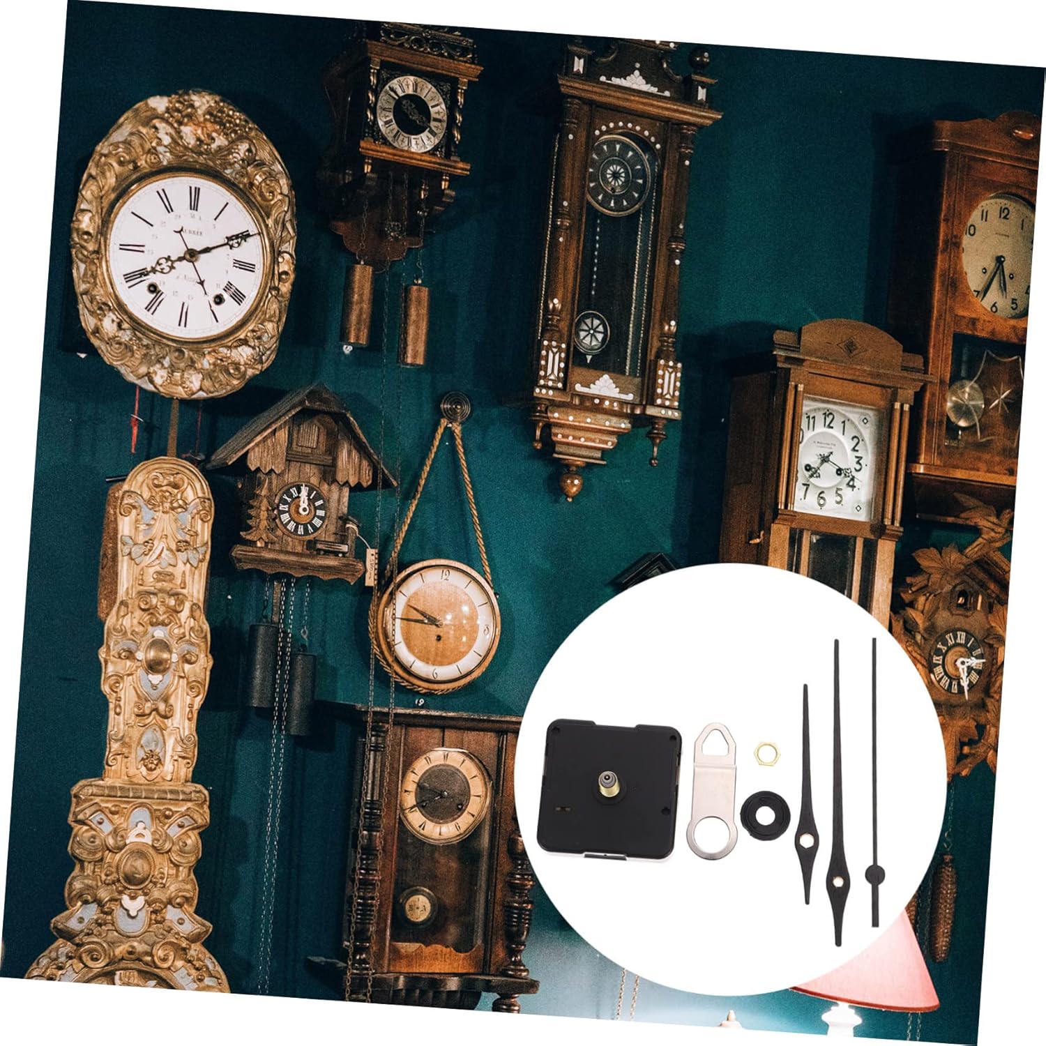 Sturdy Battery Operated Clock Kit for Wall Clock Repairs DIY Projects