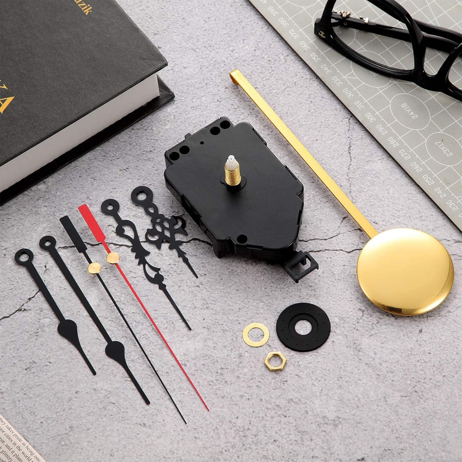 Quartz Pendulum Clock Movement Mechanism for DIY Repair