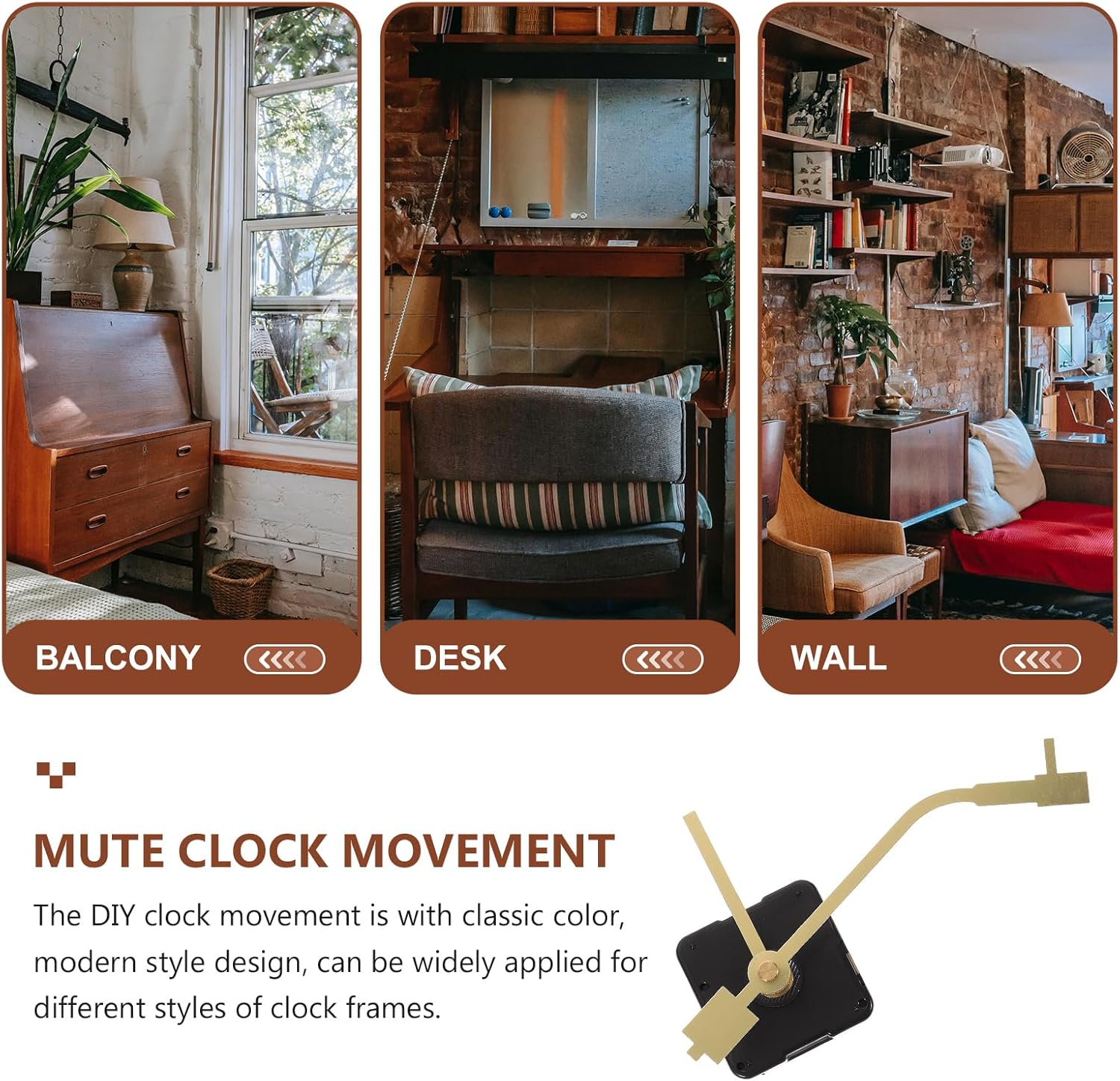 Precision Quiet Wall Clock Movement