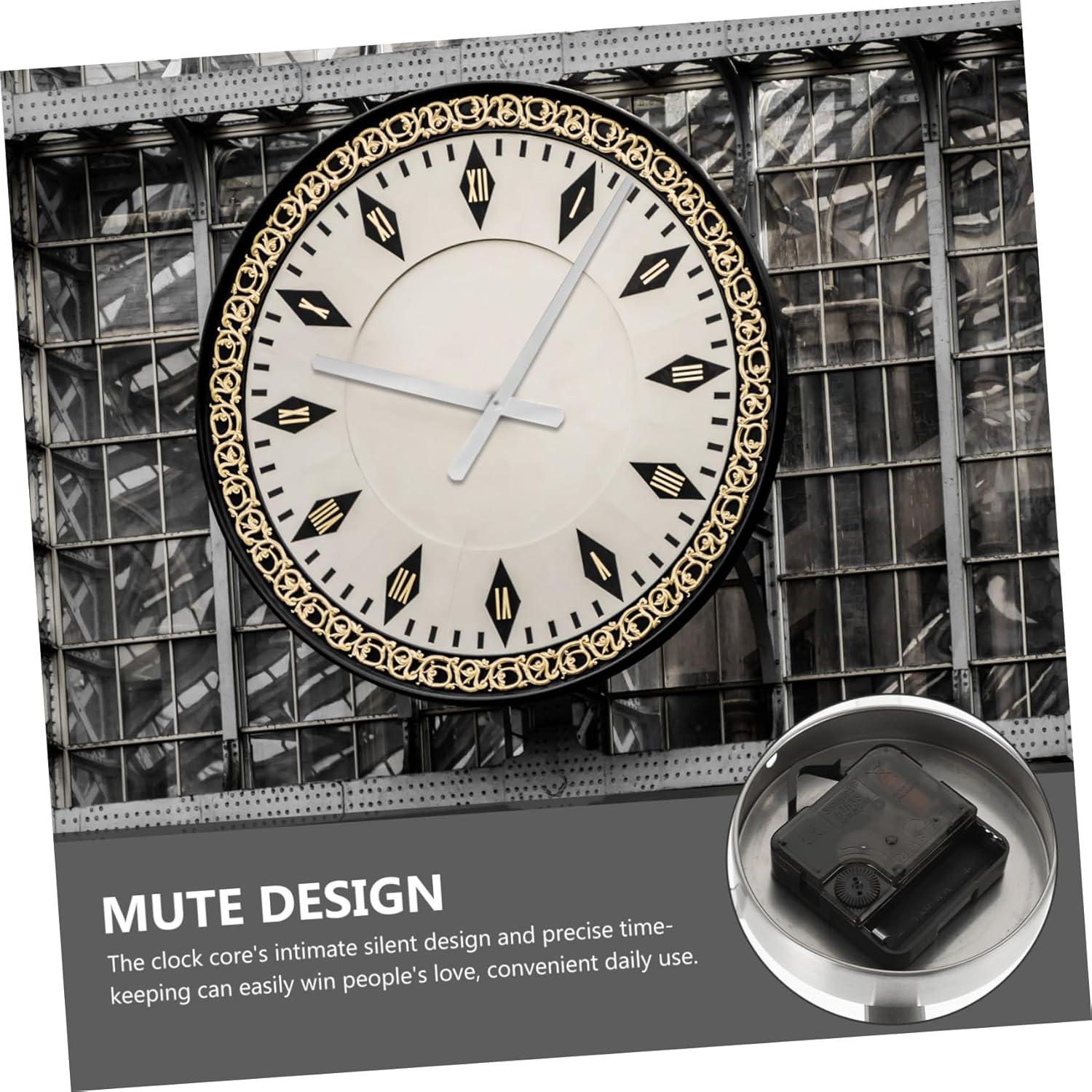 Garneck Professional Silent Clock Kit