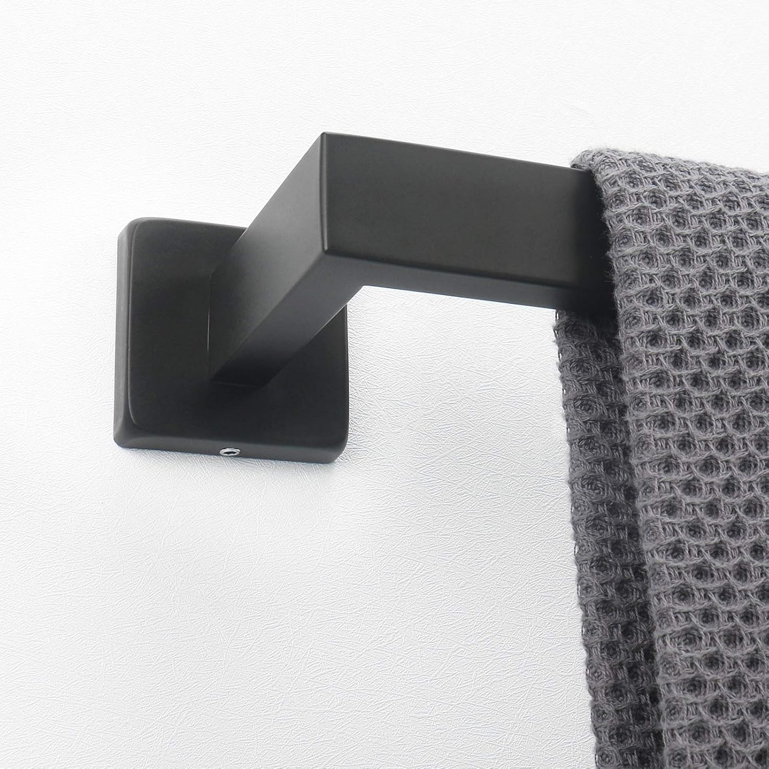 NearMoon Premium Stainless Steel Bath Towel Bar 24-Inch Matte Black