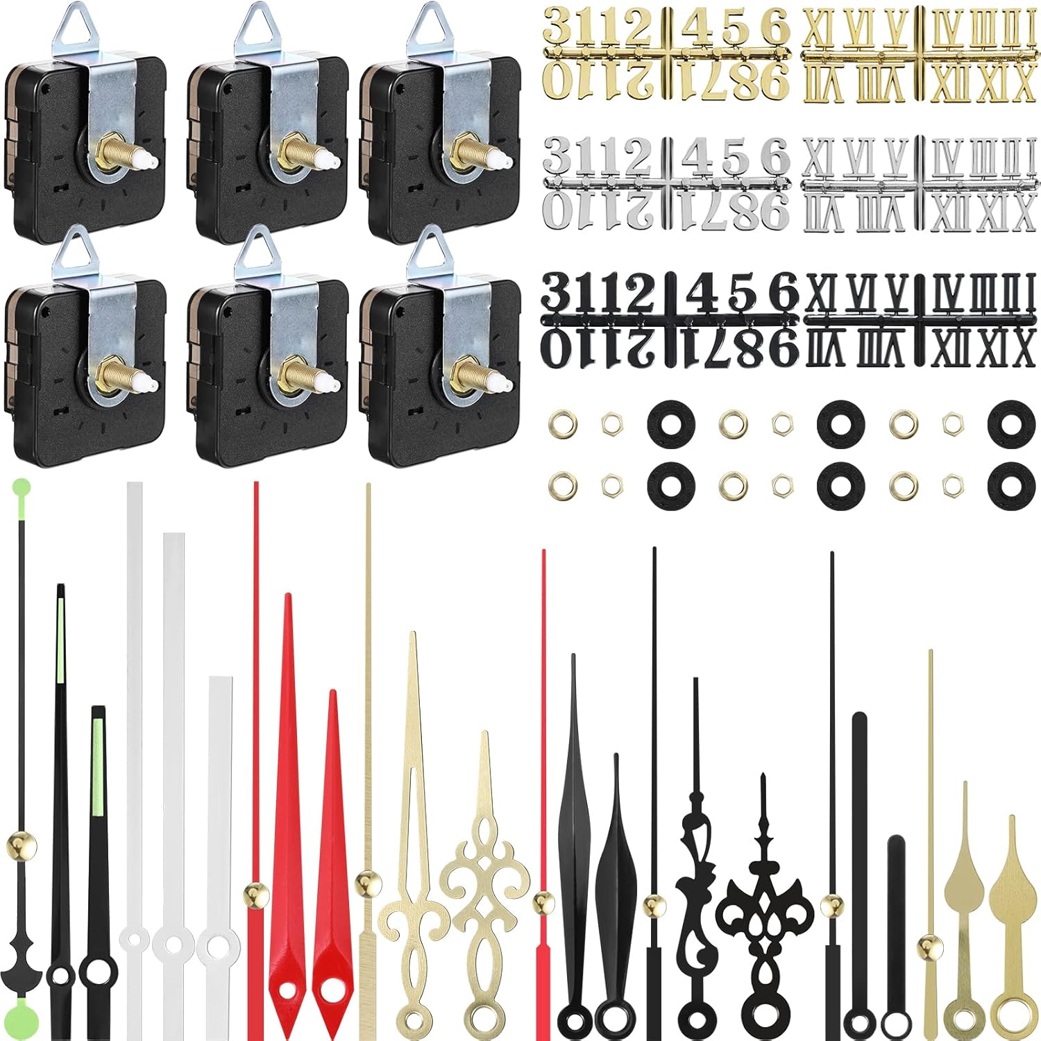 DIY Clock Kit Manual Wall Clock Repair Fast-acting Replacement Parts Collection
