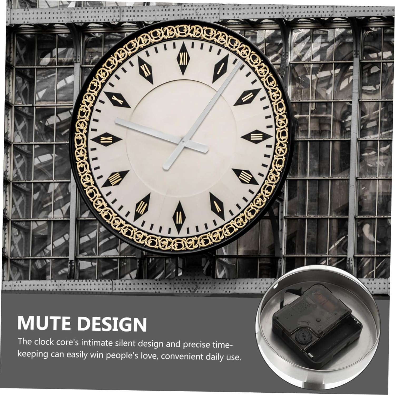 Precise Metal Replacement Hands for DIY Wall Clocks