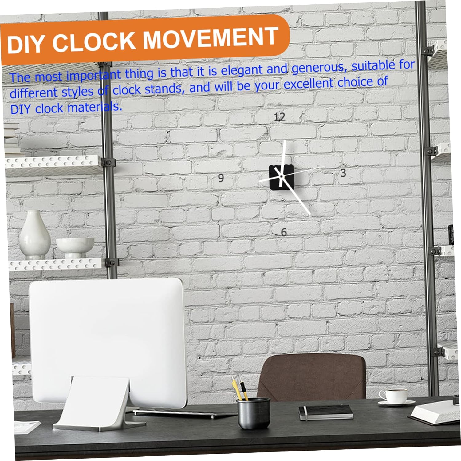 KONTONTY 2 Pcs DIY Noiseless Quartz Clock Movement Kit 1