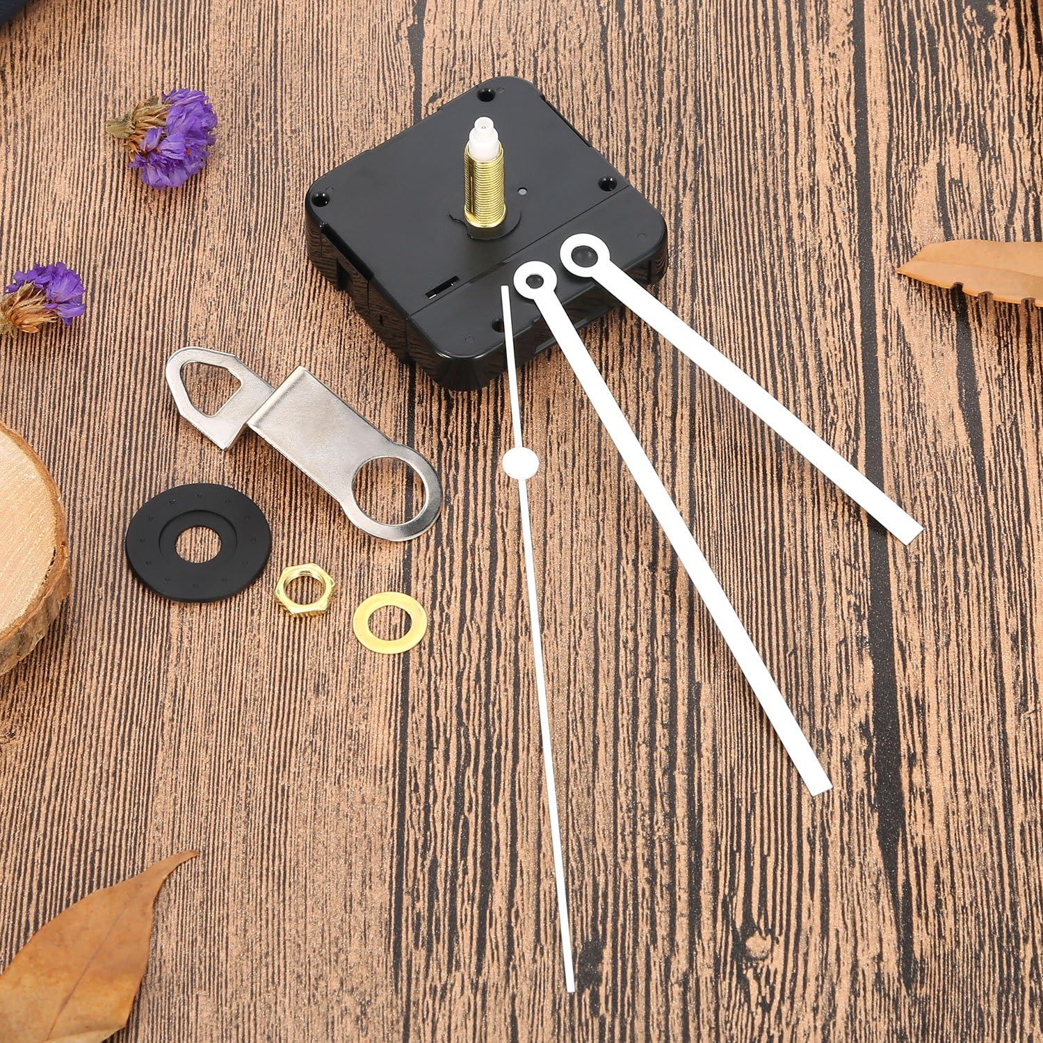 Hicarer 28mm Replacement Clock Movement with Metal Hook Repair Kit